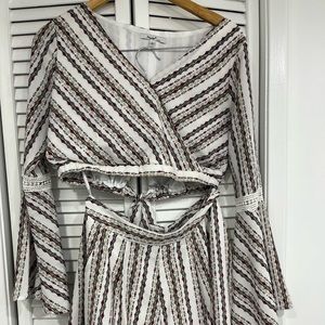 Papaya 2 Pieces set (short and crop top)